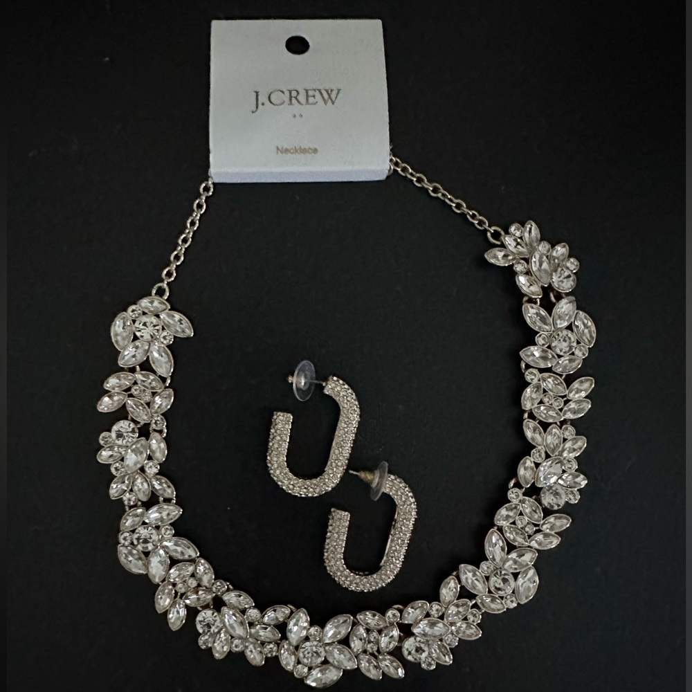 NWT JCREW Holiday necklace and earrings